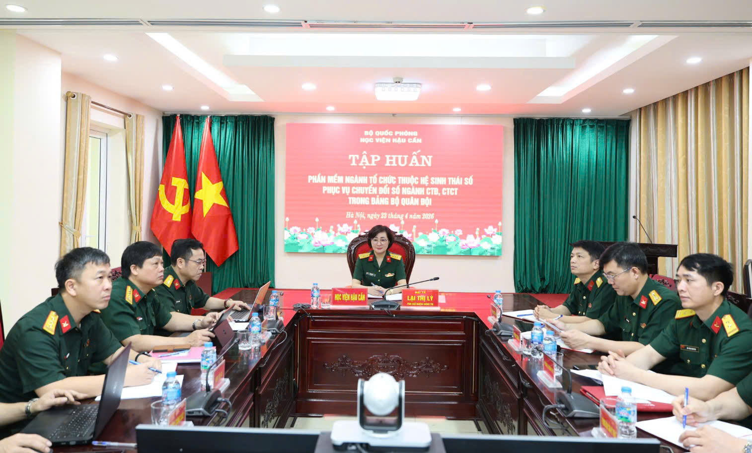 HỌC VIỆN HẬU CẦN QUYẾT LIỆT CHUYỂN ĐỔI SỐ TRONG HOẠT ĐỘNG CÔNG TÁC ĐẢNG, CÔNG TÁC CHÍNH TRỊ