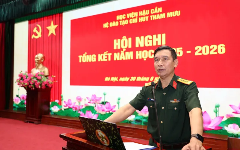 HỆ ĐÀO TẠO CHỈ HUY THAM MƯU TỔ CHỨC HỘI NGHỊ TỔNG KẾT NĂM HỌC 2025-2026