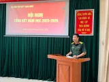 KHOA CHỈ HUY HẬU CẦN TỔ CHỨC TỔNG KẾT NĂM HỌC 2025 - 2026 TẠI CÁC BỘ MÔN