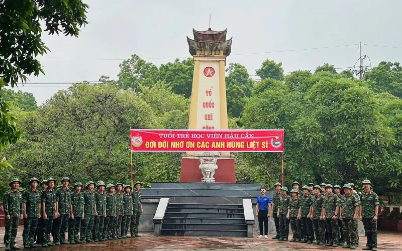 HÀNH TRÌNH TRI ÂN CỦA TUỔI TRẺ HỌC VIỆN HẬU CẦN