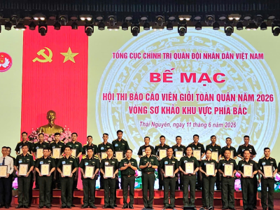 HỌC VIỆN HẬU CẦN ĐẠT THÀNH TÍCH TỐT TRONG HỘI THI BÁO CÁO VIÊN GIỎI CẤP TOÀN QUÂN NĂM 2026