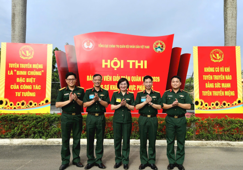 HỌC VIỆN HẬU CẦN ĐẠT KẾT QUẢ XUẤT SẮC TRONG NGÀY ĐẦU THAM GIA HỘI THI BÁO CÁO VIÊN GIỎI CẤP TOÀN QUÂN NĂM 2026