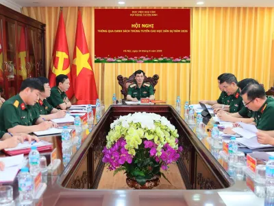 HỘI ĐỒNG TUYỂN SINH SAU ĐẠI HỌC HỌC VIỆN HẬU CẦN THÔNG QUA DANH SÁCH TRÚNG TUYỂN CAO HỌC HỆ DÂN SỰ NĂM 2026
