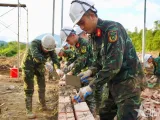 Học viện Hậu cần chung tay xây mái ấm ở Mường Than