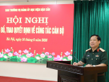 HỌC VIỆN HẬU CẦN CÔNG BỐ, TRAO QUYẾT ĐỊNH CÔNG TÁC CÁN BỘ