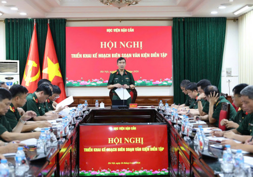 KHÔNG NGỪNG NÂNG CAO CHẤT LƯỢNG VĂN KIỆN DIỄN TẬP ĐÁP ỨNG YÊU CẦU NHIỆM VỤ GIÁO DỤC, ĐÀO TẠO CỦA HỌC VIỆN TRONG TÌNH HÌNH MỚI