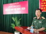 KHOA QUÂN SỰ LONG TRỌNG TỔ CHỨC HỘI NGHỊ TỔNG KẾT NĂM HỌC 2025 - 2026