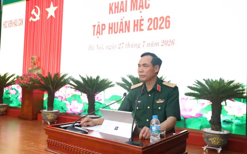 HỌC VIỆN HẬU CẦN TỔ CHỨC TẬP HUẤN ĐÁP ỨNG YÊU CẦU CÔNG TÁC GIẢNG DẠY, NGHIÊN CỨU KHOA HỌC