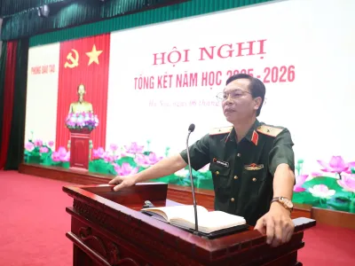 PHÒNG ĐÀO TẠO, HỌC VIỆN HẬU CẦN TỔ CHỨC HỘI NGHỊ TỔNG KẾT NĂM HỌC 2025 - 2026