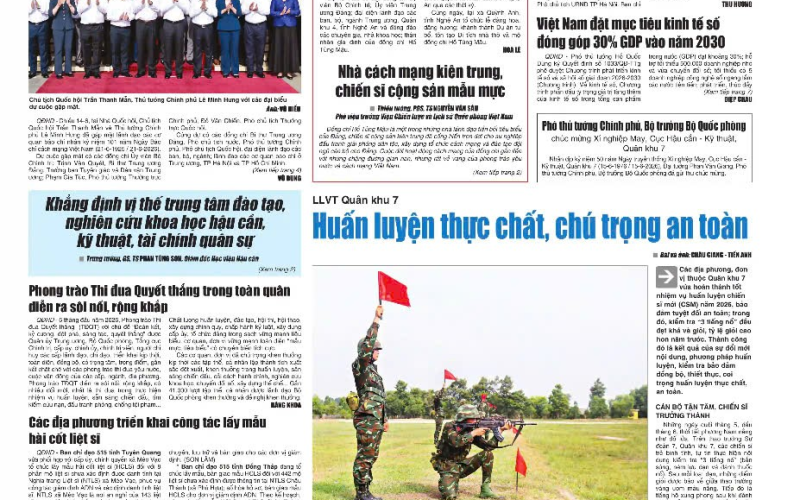 KHẲNG ĐỊNH VỊ THẾ TRUNG TÂM ĐÀO TẠO, NGHIÊN CỨU KHOA HỌC HẬU CẦN, KỸ THUẬT, TÀI CHÍNH QUÂN SỰ