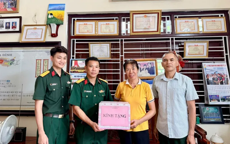 TIỂU ĐOÀN 2 - HỌC VIỆN HẬU CẦN TỔ CHỨC THĂM HỎI, TRI ÂN GIA ĐÌNH LIỆT SĨ NHÂN DỊP KỶ NIỆM 79 NĂM NGÀY THƯƠNG BINH, LIỆT SĨ (27/7/1947 - 27/7/2026)