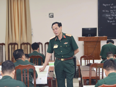 SỰ QUAN TÂM CỦA THỦ TRƯỞNG HỌC VIỆN - NGUỒN ĐỘNG LỰC ĐỂ HỌC VIÊN QUYẾT TÂM HOÀN THÀNH TỐT KỲ THI TỐT NGHIỆP