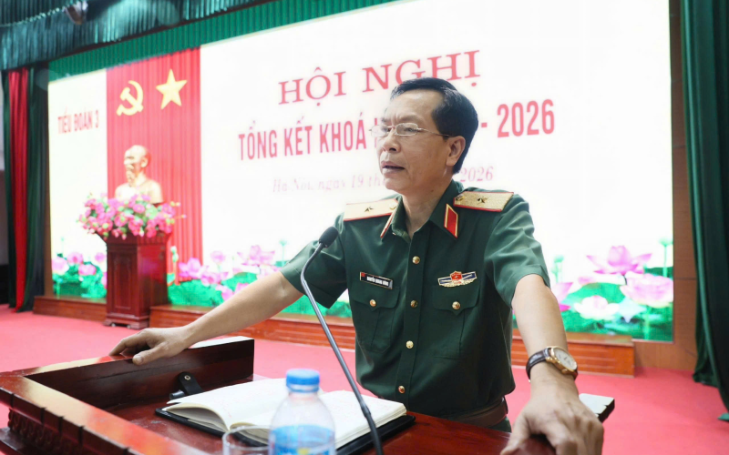 TIỂU ĐOÀN 3 TỔ CHỨC HỘI NGHỊ TỔNG KẾT KHÓA HỌC 2022 – 2026
