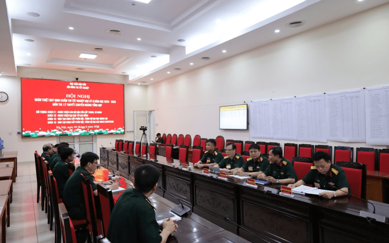 TỔ CHỨC THI TỐT NGHIỆP CHO CÁC ĐỐI TƯỢNG NĂM HỌC 2025 - 2026 BẢO ĐẢM NGHIÊM TÚC, KHÁCH QUAN, ĐÁNH GIÁ THỰC CHẤT CHẤT LƯỢNG ĐÀO TẠO