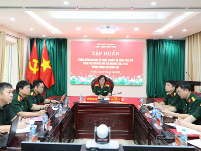 HỌC VIỆN HẬU CẦN QUYẾT LIỆT CHUYỂN ĐỔI SỐ TRONG HOẠT ĐỘNG CÔNG TÁC ĐẢNG, CÔNG TÁC CHÍNH TRỊ