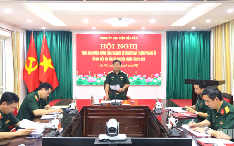 CÔNG TÁC KIỂM TRA, GIÁM SÁT - NHÂN TỐ QUAN TRỌNG XÂY DỰNG ĐẢNG BỘ HỌC VIỆN HẬU CẦN TRONG SẠCH, VỮNG MẠNH TOÀN DIỆN