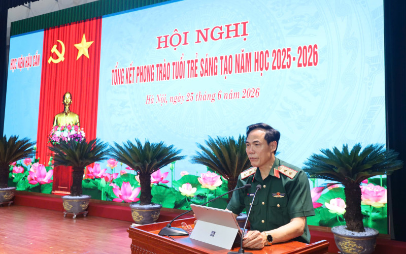 HỌC VIỆN HẬU CẦN TỔ CHỨC TỔNG KẾT PHONG TRÀO TUỔI TRẺ SÁNG TẠO NĂM HỌC 2025 - 2026