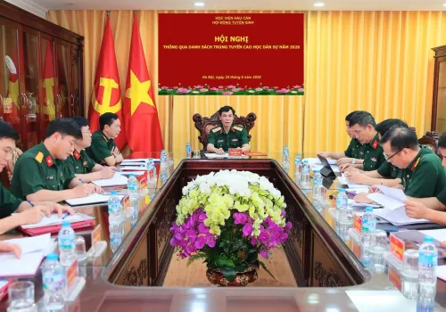 HỘI ĐỒNG TUYỂN SINH SAU ĐẠI HỌC HỌC VIỆN HẬU CẦN THÔNG QUA DANH SÁCH TRÚNG TUYỂN CAO HỌC HỆ DÂN SỰ NĂM 2026
