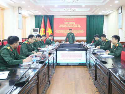 TIÊN PHONG PHÁT TRIỂN GIẢNG VIÊN: HỘI ĐỒNG KHOA HỌC HỌC VIỆN HẬU CẦN ĐÁNH GIÁ CẤP CƠ SỞ ĐỀ TÀI CẤP BỘ TỔNG THAM MƯU