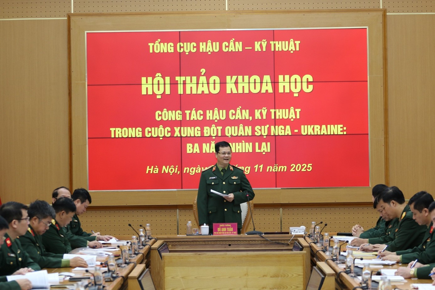 HỌC VIỆN HẬU CẦN THAM DỰ HỘI THẢO KHOA HỌC VỀ HẬU CẦN - KỸ THUẬT TRONG CHIẾN TRANH HIỆN ĐẠI
