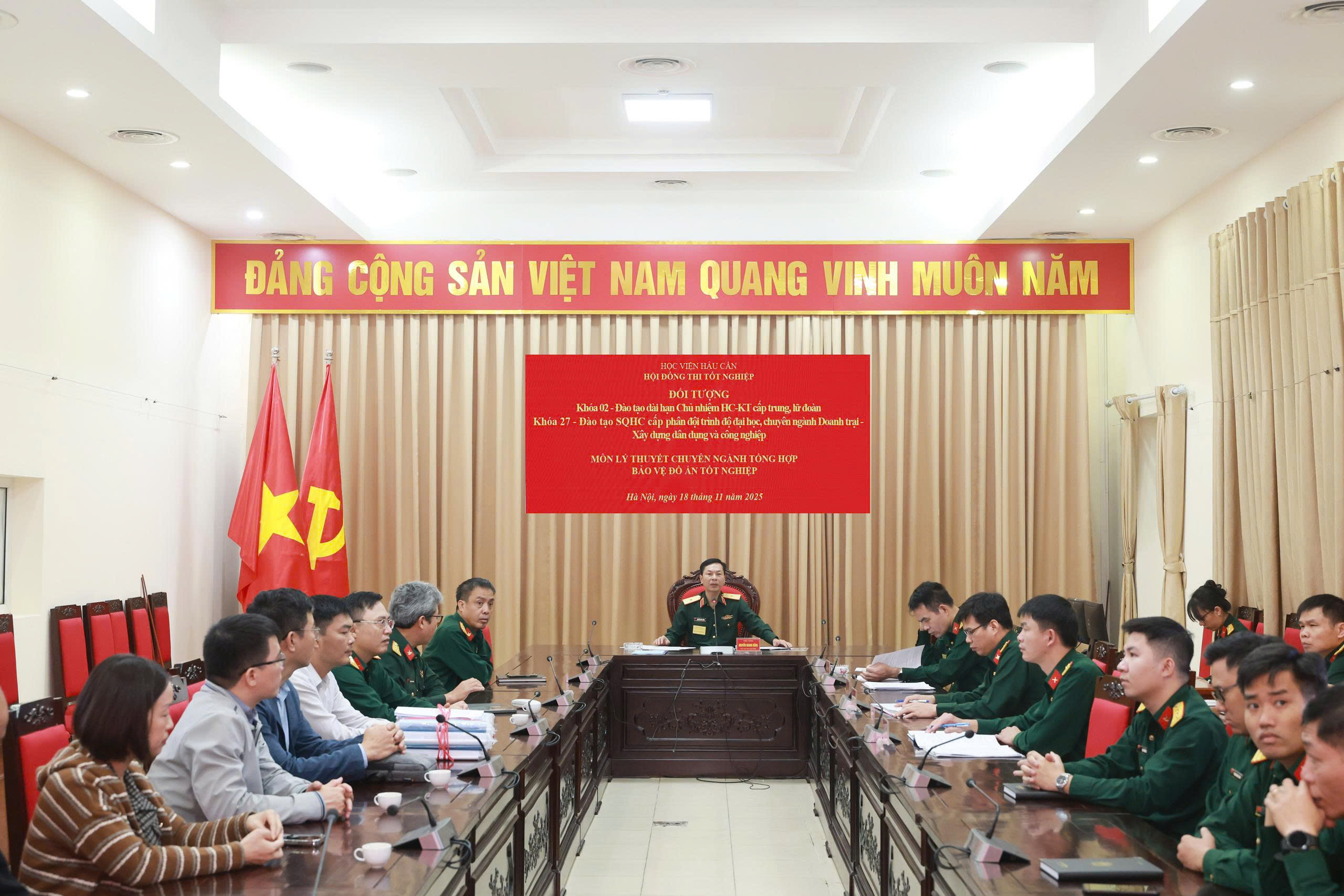 HỌC VIÊN HỌC VIỆN HẬU CẦN QUYẾT TÂM HOÀN THÀNH TỐT KỲ THI TỐT NGHIỆP
