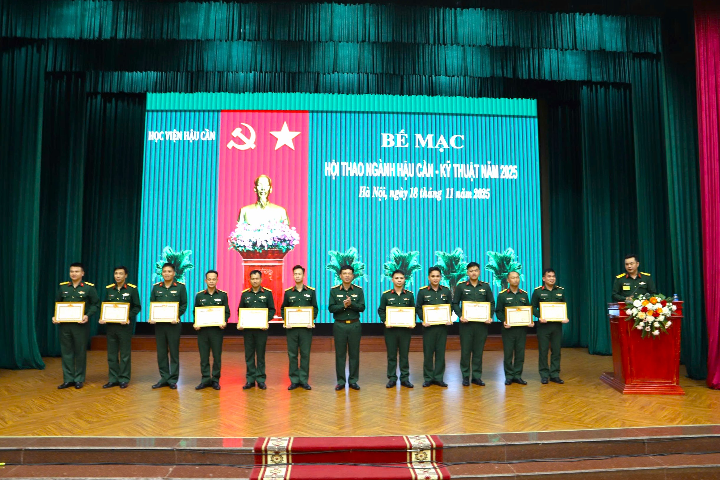 HỌC VIỆN HẬU CẦN BẾ MẠC HỘI THAO  NGÀNH HẬU CẦN - KỸ THUẬT NĂM 2025