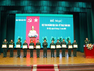 HỌC VIỆN HẬU CẦN BẾ MẠC HỘI THAO  NGÀNH HẬU CẦN - KỸ THUẬT NĂM 2025
