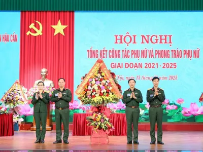 HỌC VIỆN HẬU CẦN TỔ CHỨC HỘI NGHỊ TỔNG KẾT CÔNG TÁC PHỤ NỮ VÀ PHONG TRÀO PHỤ NỮ GIAI ĐOẠN 2021 - 2025