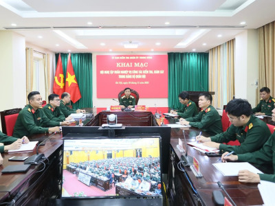 HỌC VIỆN HẬU CẦN DỰ TẬP HUẤN NGHIỆP VỤ  CÔNG TÁC KIỂM TRA, GIÁM SÁT TRONG ĐẢNG BỘ QUÂN ĐỘI NĂM 2025