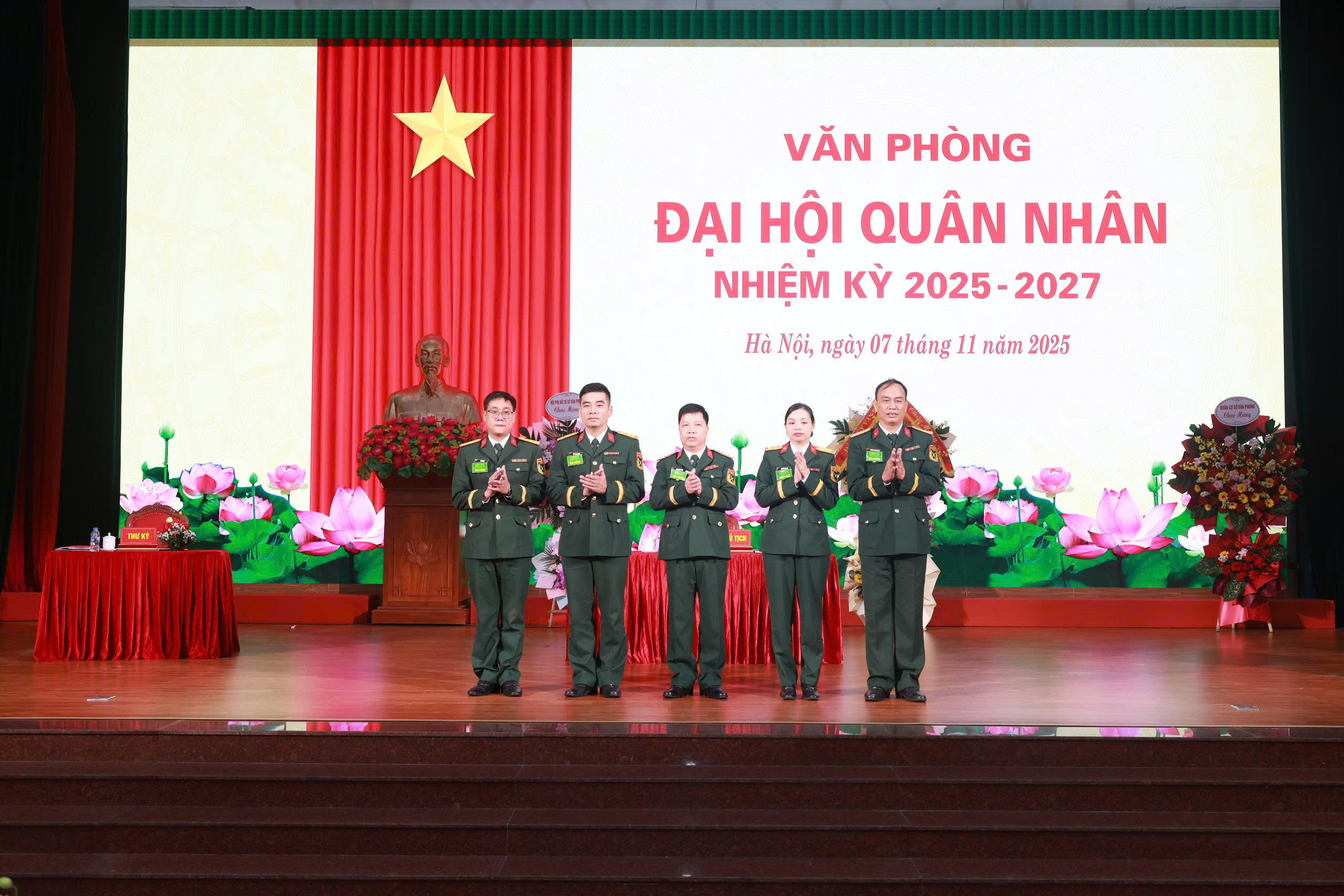 ĐẠI HỘI QUÂN NHÂN VĂN PHÒNG,  HỌC VIỆN HẬU CẦN NHIỆM KỲ 2025 - 2027