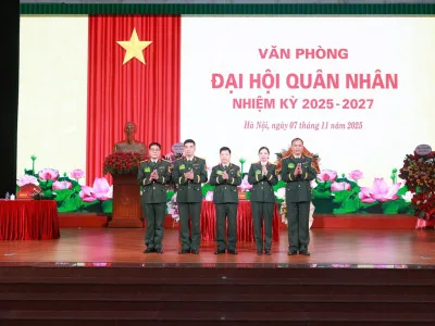ĐẠI HỘI QUÂN NHÂN VĂN PHÒNG,  HỌC VIỆN HẬU CẦN NHIỆM KỲ 2025 - 2027