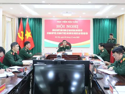 KIỆN TOÀN TỔ CHỨC, NÂNG CAO CHẤT LƯỢNG HOẠT ĐỘNG CỦA CÁC WEBSITE HỌC VIỆN HẬU CẦN