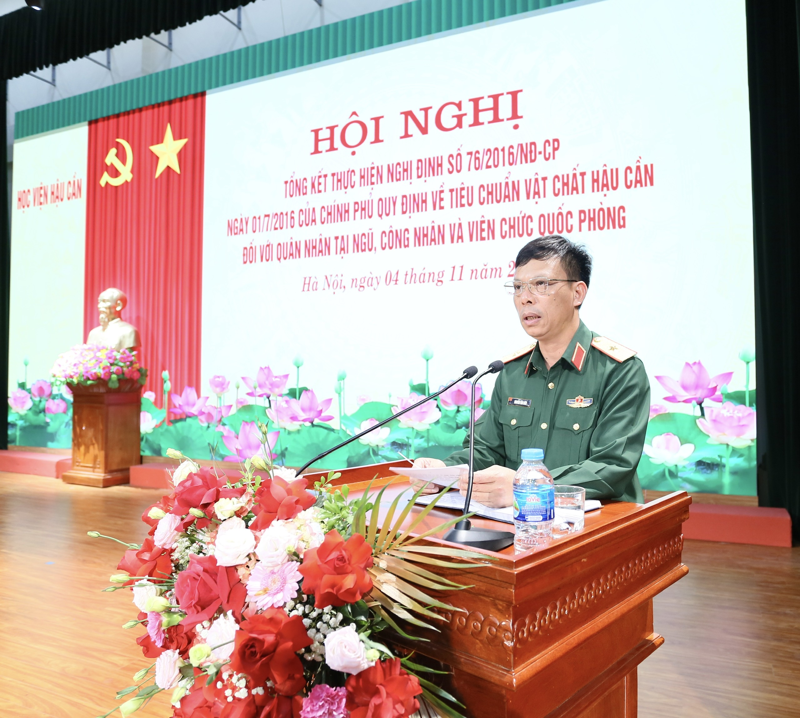 HỌC VIỆN HẬU CẦN TỔNG KẾT THỰC HIỆN NGHỊ ĐỊNH SỐ 76/2016/NĐ-CP CỦA CHÍNH PHỦ