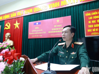 THẮT CHẶT TÌNH ĐOÀN KẾT ĐẶC BIỆT, HỢP TÁC TOÀN DIỆN  GIỮA QUÂN ĐỘI HAI NƯỚC VIỆT NAM - LÀO