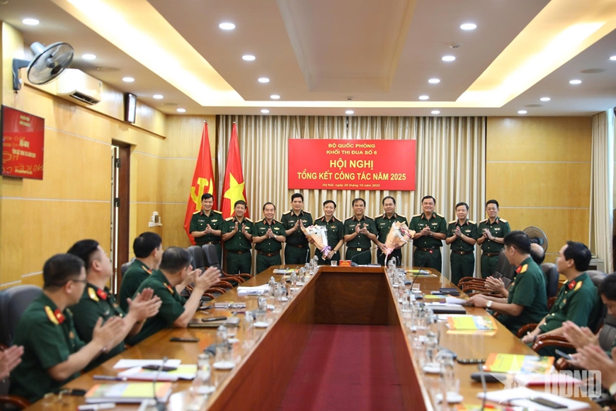 KHỐI THI ĐUA SỐ 6 BỘ QUỐC PHÒNG  TỔNG KẾT THI ĐUA, KHEN THƯỞNG 2025