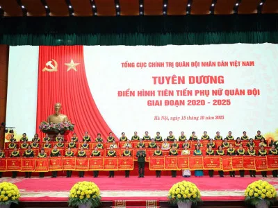 NHIỀU TẬP THỂ, CÁN BỘ, HỘI VIÊN PHỤ NỮ HỌC VIỆN HẬU CẦN ĐƯỢC VINH DANH, TUYÊN DƯƠNG, KHEN THƯỞNG ĐIỂN HÌNH TIÊN TIẾN PHỤ NỮ QUÂN ĐỘI GIAI ĐOẠN 2020 - 2025
