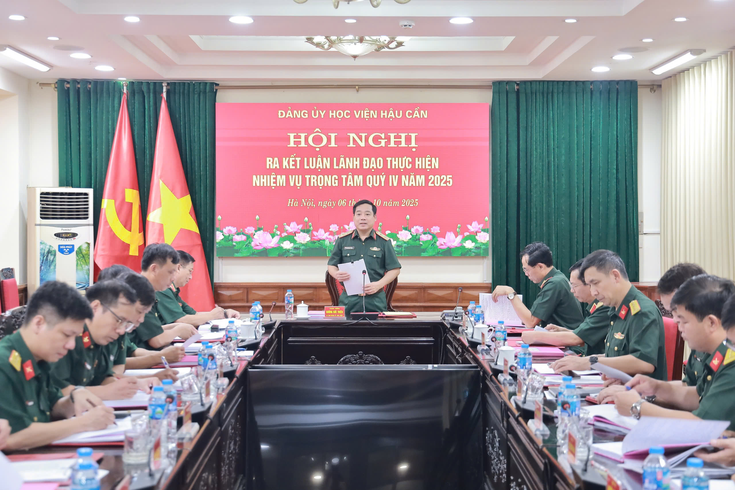 ĐẢNG ỦY HỌC VIỆN HẬU CẦN ĐỘT PHÁ NÂNG CAO CHẤT LƯỢNG THỰC HIỆN NHIỆM VỤ QUÝ IV NĂM 2025