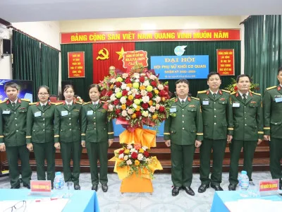HỘI PHỤ NỮ KHỐI CƠ QUAN HỌC VIỆN HẬU CẦN “BẢN LĨNH, TRÍ TUỆ, KỶ CƯƠNG, NHÂN ÁI”