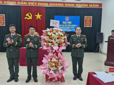 ĐOÀN CƠ SỞ TIỂU ĐOÀN 1 TỔ CHỨC THÀNH CÔNG ĐẠI HỘI NHIỆM KỲ 2025 – 2030