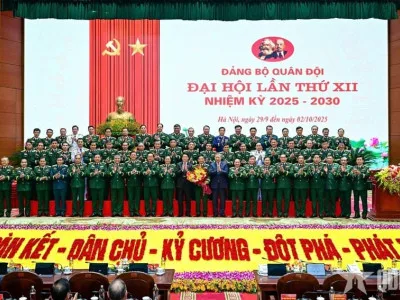 ĐẠI HỘI ĐẠI BIỂU ĐẢNG BỘ QUÂN ĐỘI LẦN THỨ XII,  NHIỆM KỲ 2025 - 2030 THÀNH CÔNG TỐT ĐẸP