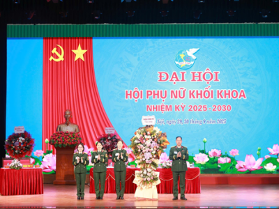 HỘI PHỤ NỮ KHỐI KHOA, HỌC VIỆN HẬU CẦN  TỔ CHỨC THÀNH CÔNG ĐẠI HỘI NHIỆM KỲ 2025 - 2030