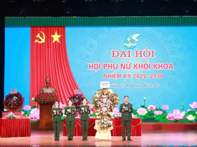 HỘI PHỤ NỮ KHỐI KHOA, HỌC VIỆN HẬU CẦN  TỔ CHỨC THÀNH CÔNG ĐẠI HỘI NHIỆM KỲ 2025 - 2030