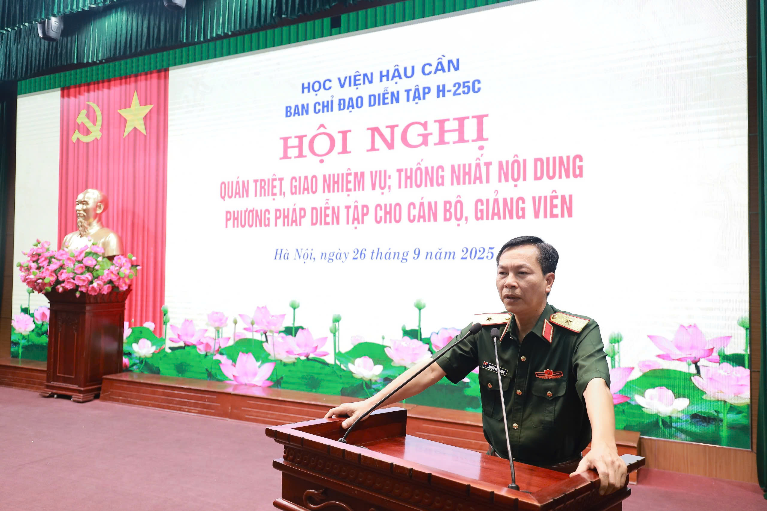 HỌC VIỆN HẬU CẦN QUYẾT TÂM HOÀN THÀNH  XUẤT SẮC NHIỆM VỤ DIỄN TẬP H-25C