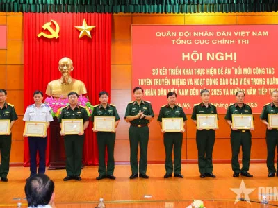 HỌC VIỆN HẬU CẦN THAM GIA HỘI NGHỊ SƠ KẾT ĐỀ ÁN “ĐỔI MỚI CÔNG TÁC TUYÊN TRUYỀN MIỆNG VÀ HOẠT ĐỘNG BÁO CÁO VIÊN TRONG QUÂN ĐỘI NHÂN DÂN VIỆT NAM ĐẾN NĂM 2025 VÀ NHỮNG NĂM TIẾP THEO”