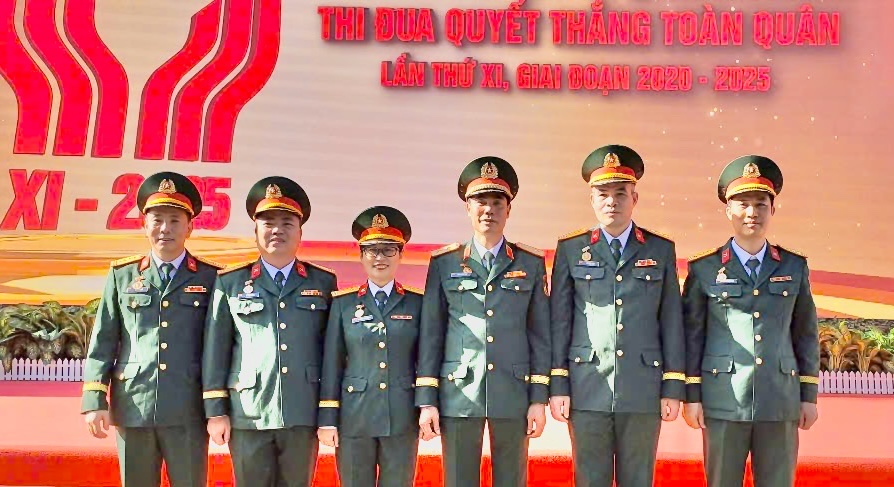 ĐOÀN ĐẠI BIỂU HỌC VIỆN HẬU CẦN THAM DỰ ĐẠI HỘI THI ĐUA QUYẾT THẮNG TOÀN QUÂN LẦN THỨ XI, GIAI ĐOẠN 2020 - 2025