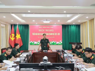 HỌC VIỆN HẬU CẦN TỔ CHỨC HỘI NGHỊ TRIỂN KHAI CÔNG TÁC ĐÀO TẠO ĐẠI HỌC DÂN SỰ NĂM HỌC 2025 - 2026