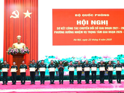 HỌC VIỆN HẬU CẦN THAM GIA HỘI NGHỊ TRỰC TUYẾN SƠ KẾT CÔNG TÁC CHUYỂN ĐỔI SỐ TRONG BỘ QUỐC PHÒNG