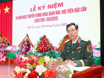 KHOA QUÂN NHU, HỌC VIỆN HẬU CẦN  TỔ CHỨC LỄ KỶ NIỆM 70 NĂM NGÀY TRUYỀN THỐNG