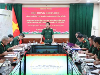 HỘI ĐỒNG KHOA HỌC ĐÁNH GIÁ CẤP CƠ SỞ ĐỀ TÀI KHOA HỌC CẤP BỘ QUỐC PHÒNG