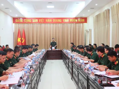 HỘI NGHỊ QUÁN TRIỆT CHỈ THỊ  THÔNG QUA KẾ HOẠCH TỔ CHỨC DIỄN TẬP VÀ  CÁC KẾ HOẠCH BẢO ĐẢM DIỄN TẬP H-25C